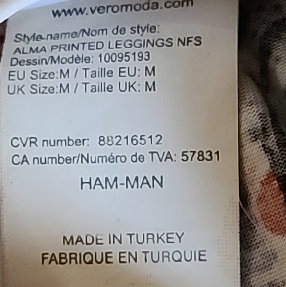 🦇2/$15-Unique Vero Moda leggings - Picture 7 of 8